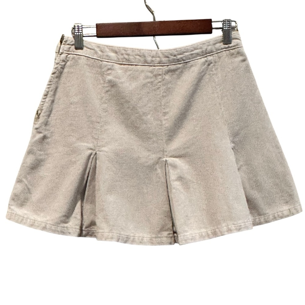 Urban Outfitters BDG Corduroy Khaki Pleated Skirt Size Medium Discontinued - Picture 3 of 10